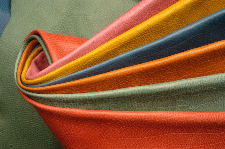 Semi-aniline leather example